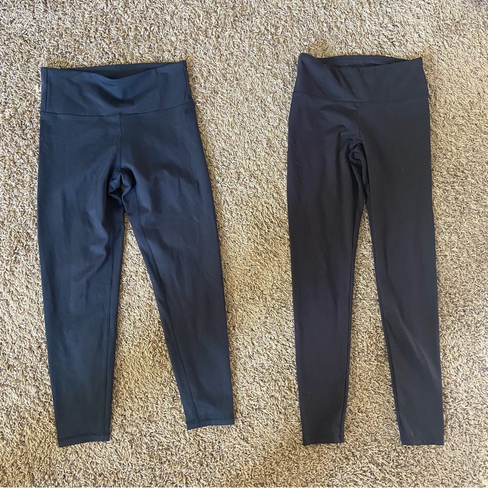 Womens Medium Black Leggings Bundle Pack